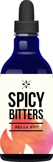 Spicy chile bitters, used to add heat to cocktails
